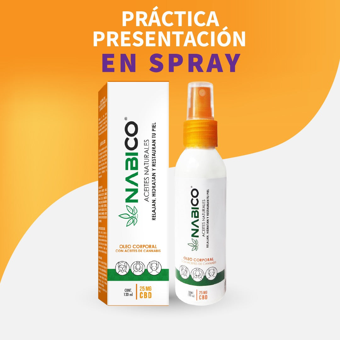 NABICO OLEO CORPORAL - 120ML - IDEAL PARA MASAJES DE RELAJACIÓN