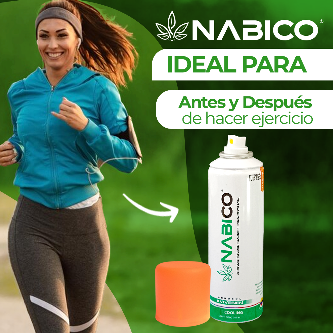 NABICO AEROSOL MENTOLADO- 250ML -  RELAJANTE Y EFECTIVO