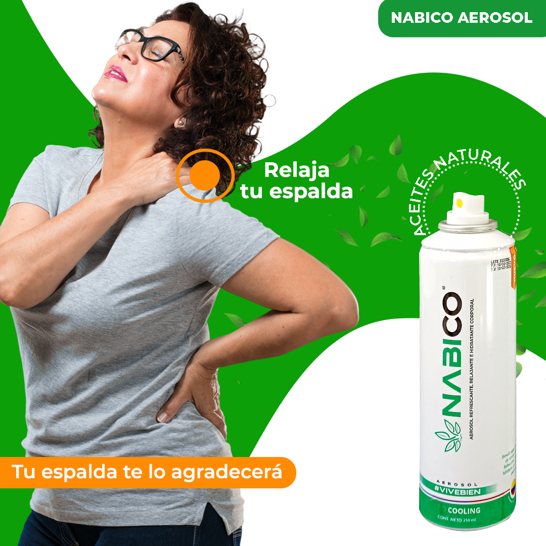 NABICO AEROSOL HERBAL - 250ML - DELICADO Y EFECTIVO